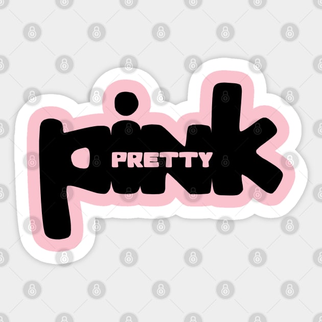 Pretty in Pink Sticker by goatboyjr